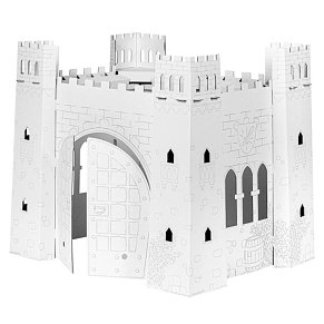 Tektorado Colour-In Cardboard Castle Playhouse