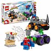 LEGO Super Heroes Spidey And His Amazing Friends Hulk vs. Rhino Truck Showdown