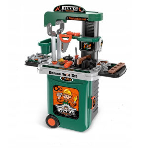 Deluxe Tools Trolley Case Workbench 3 in 1