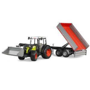 BRUDER Claas Nectis 267 F with Tipping trailer