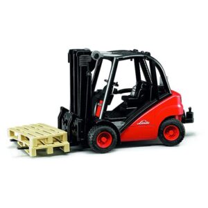 BRUDER Linde fork lift H30D with 2 pallets