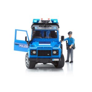 BRUDER Land Rover Defender Station Wagon Police vehicle