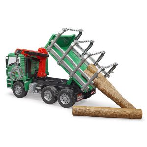BRUDER MAN Timber truck with loading crane
