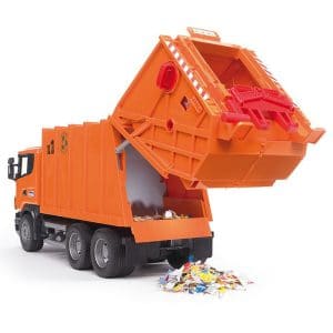BRUDER SCANIA R-series Garbage truck (orange)