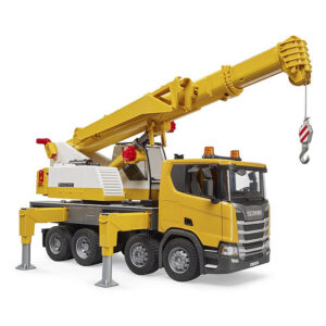 BRUDER Scania Super 560R Liebherr crane truck with Light and Sound Module