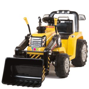 Battery Ride-on Power Tractor 12 Volts Yellow