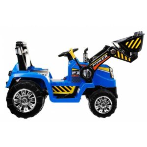 Battery Ride-on Power Tractor 12 Volts Blue