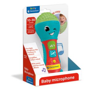 Baby Clementoni Βρεφικό Παιχνίδι Baby Mικρόφωνο