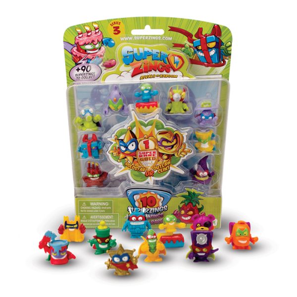 Superzings Series 3 Blister 10 Collectible Figures