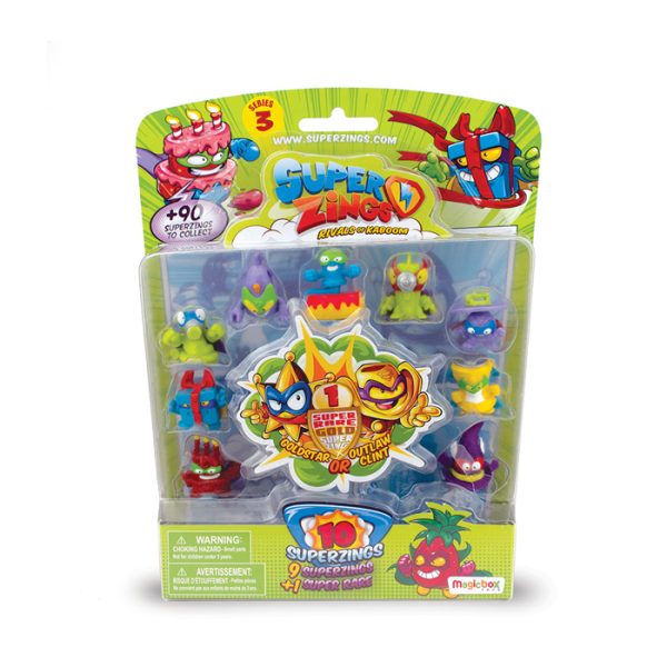Superzings Series 3 Blister 10 Collectible Figures