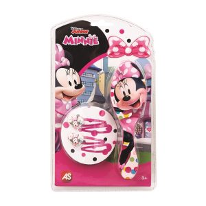 Hair Brush With Clips Disney Minnie
