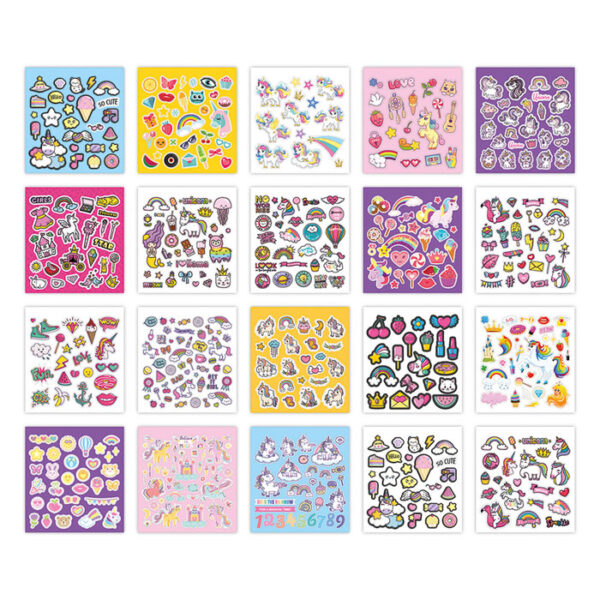 1027 64234 sticker pages unicorn print