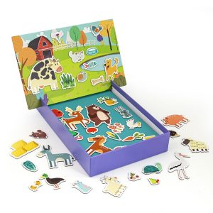 Magnet Box Animals 41 Educational Paper Magnets