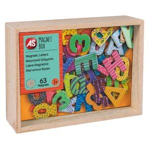 MAGNET BOX WOODEN LETTERS