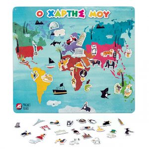 MAGNETIC WORLD MAP