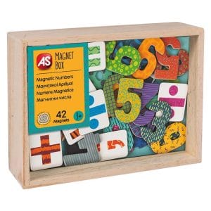 MAGNET BOX – WOODEN MAGNETIC NUMBERS