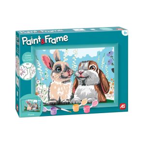 Paint & Frame Cute Bunnies