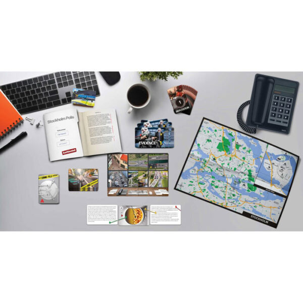 flat lay wireless keyboard, coffee cup, notebook and potted plan