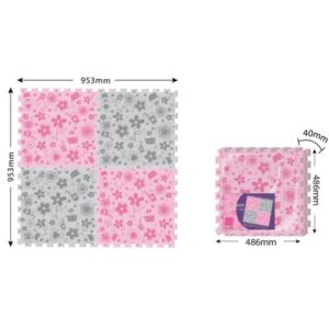 EVA Puzzel Mat Flower 4 pcs.