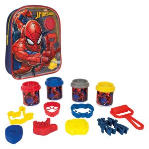 Spiderman Backpack With 4 Pots – 3D Caps & 5 Tools