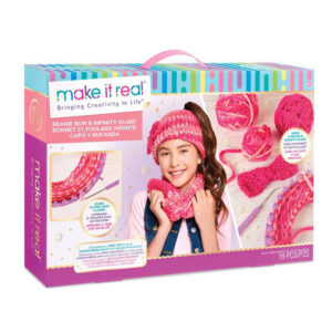 Make It Real Beanie Bun & Infitinity Scarf