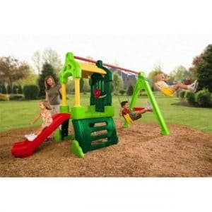 Little Tikes Clubhouse Swing Set (Natural)