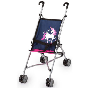 Dolls Pram Buggy with Unicorn