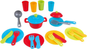 PlayGo Dish Drainer & Kitchenware 23 pcs.