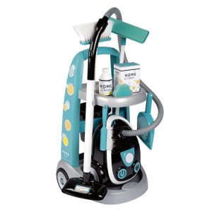 SMOBY Cleaning Trolley & Vacuum Cleaner
