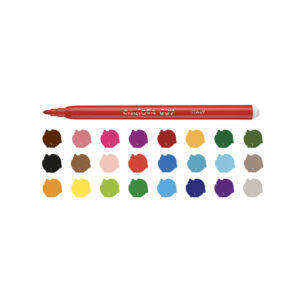 CARIOCA Fine Tip Felt Tip Pens Joy – 24 Pcs
