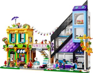 LEGO® Friends Downtown Flower and Design Stores 41732 Building Toy Set (2,010 Pieces)