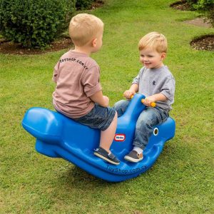 Little Tikes Whale Teeter Totter-Blue