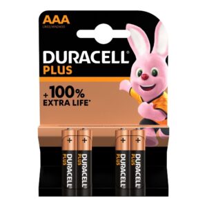 DURACELL BATTERY AAA 4PCS