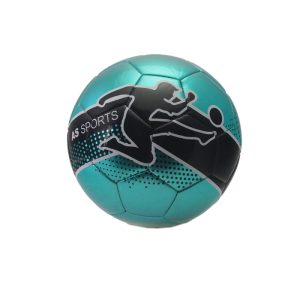 Μπάλα Ποδοσφαίρου Color Split Δερμάτινη σε Μεταλλικό Χρώμα  No. 5