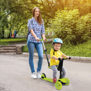 Shoko Kids Scooter Convertible 3 In 1 Light Green Color