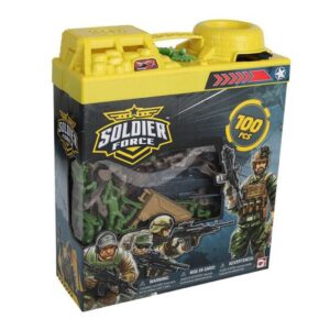 SOLDIER FORCE BUCKET PLAYSET 100 PCS