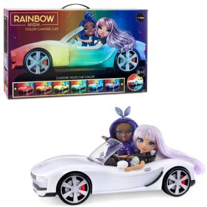 Rainbow High Color Change Doll Car