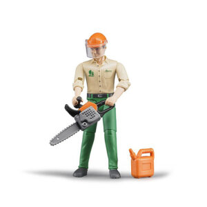 BRUDER Figure Forestry worker with accessories