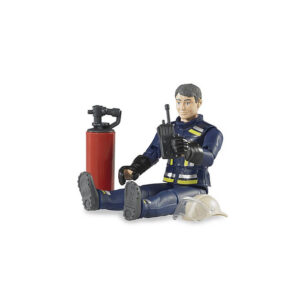 BRUDER Figure Fireman with accessories