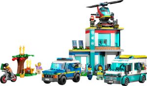 LEGO® City Emergency Vehicles HQ 60371 Building Toy Set (706 Pieces)