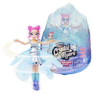 Spin Master Hatchimals: Crystal Flyers Starlight Idol Flying Pixie Pop Star Version with Lights