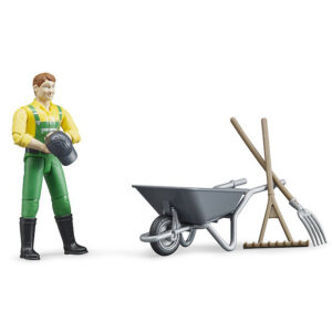 BRUDER Figure Farmer with accessories