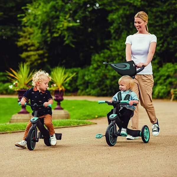 Globber Explorer Trike 4 in 1 Teal - Toy Shop