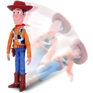 Toy Story 4 Disney Pixar Sheriff Woody, with Interactive Drop-Down Action