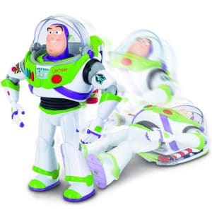 Toy Story 4 Disney Pixar Buzz Lightyear with Interactive Drop-Down Action