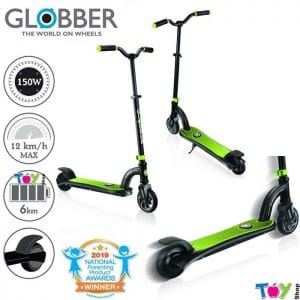 Globber Scooter One K E-Motion 10-Lime Green/Black