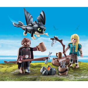 Playmobil Hiccup and Astrid Playset