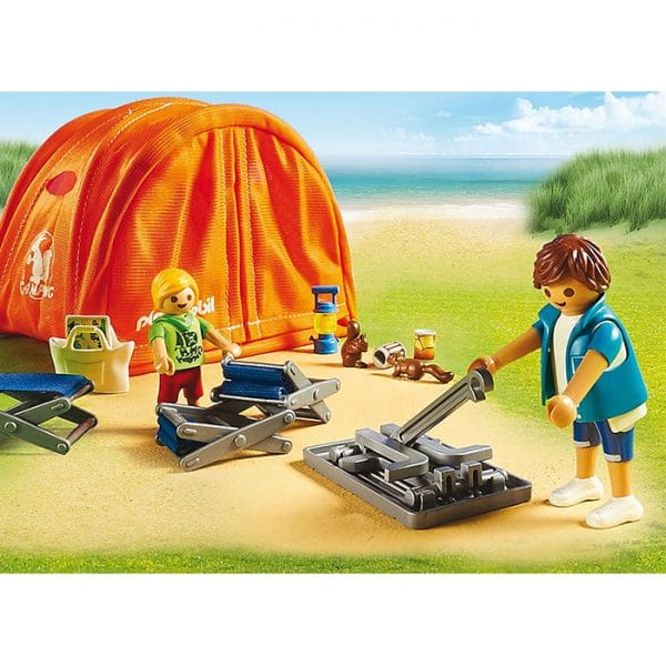 Playmobil Οικογενειακή Σκηνή Camping