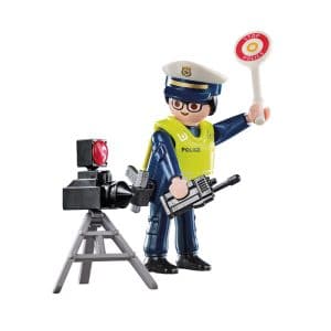 Playmobil Police Officer with Speed Trap