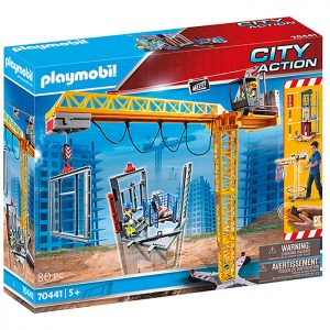 Playmobil RC Crane with Building Section
